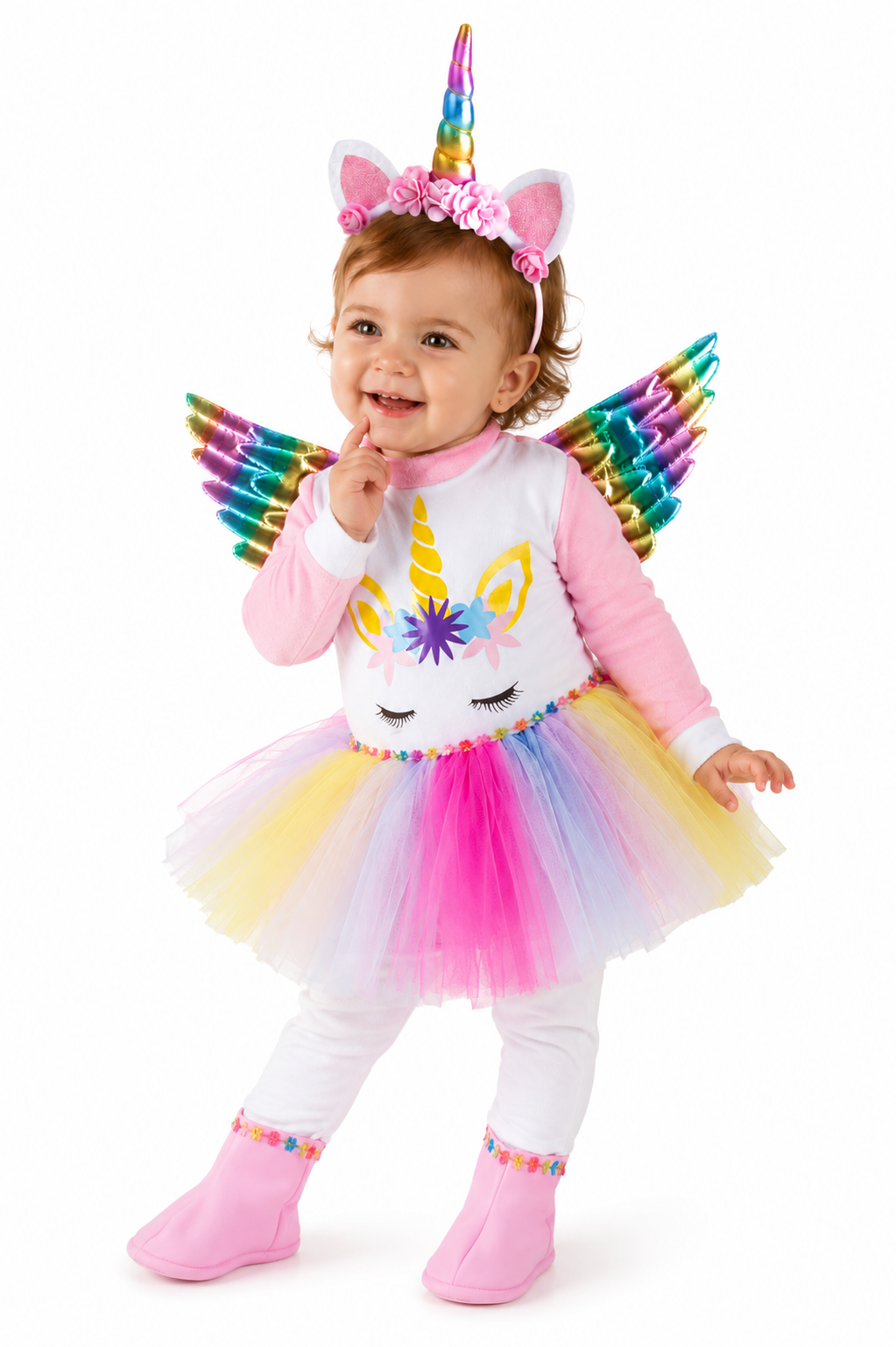 PICCOLA UNICORNO ARCOBALENO PRIMIPASSI