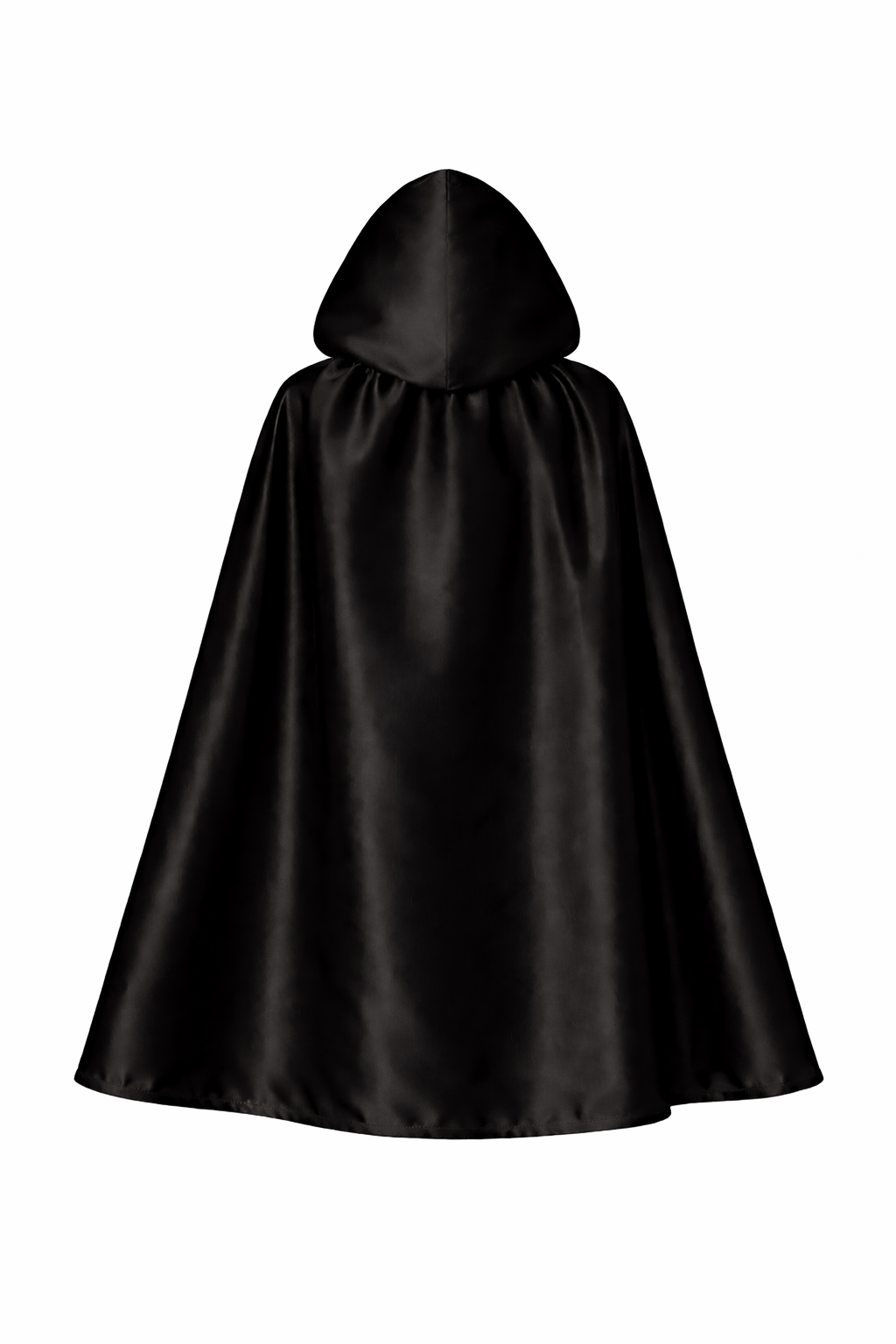 MANTELLO CAPPUCCIO BAMBINO NERO