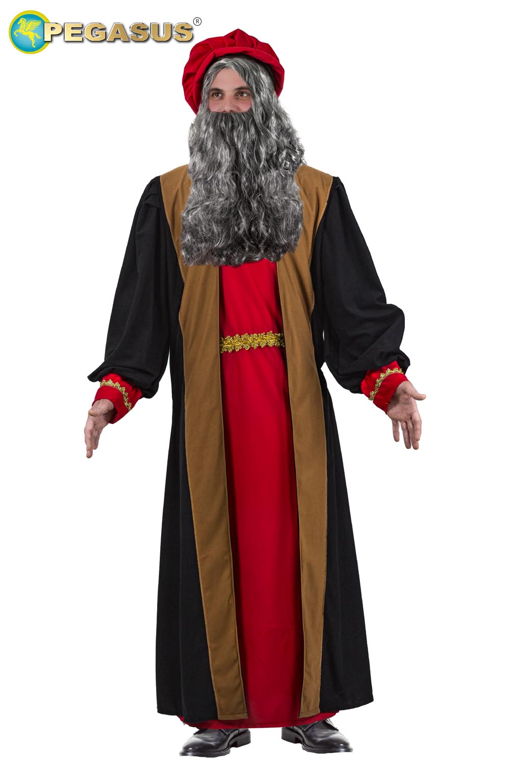 Pegasus Tunica Raso Marrone Bambino/A Made In Italy (3-4 Anni