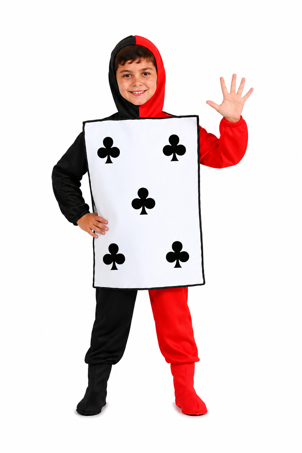 COSTUME CARTA DA GIOCO FIORI BAMBINO
