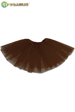 GONNA TULLE ADULTA MARRONE